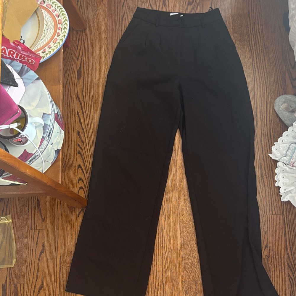Princess Polly Black Wide Leg Pants